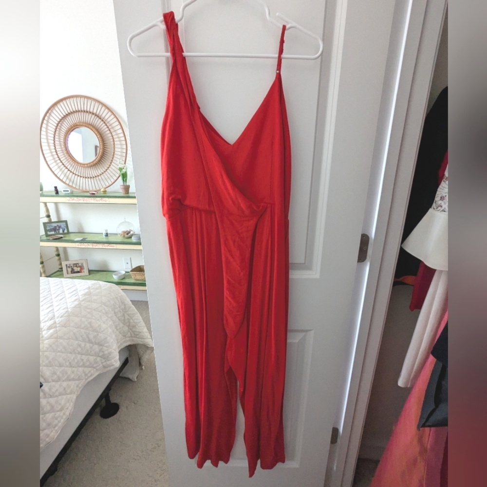 Red Greylin Jumpsuit Size Medium